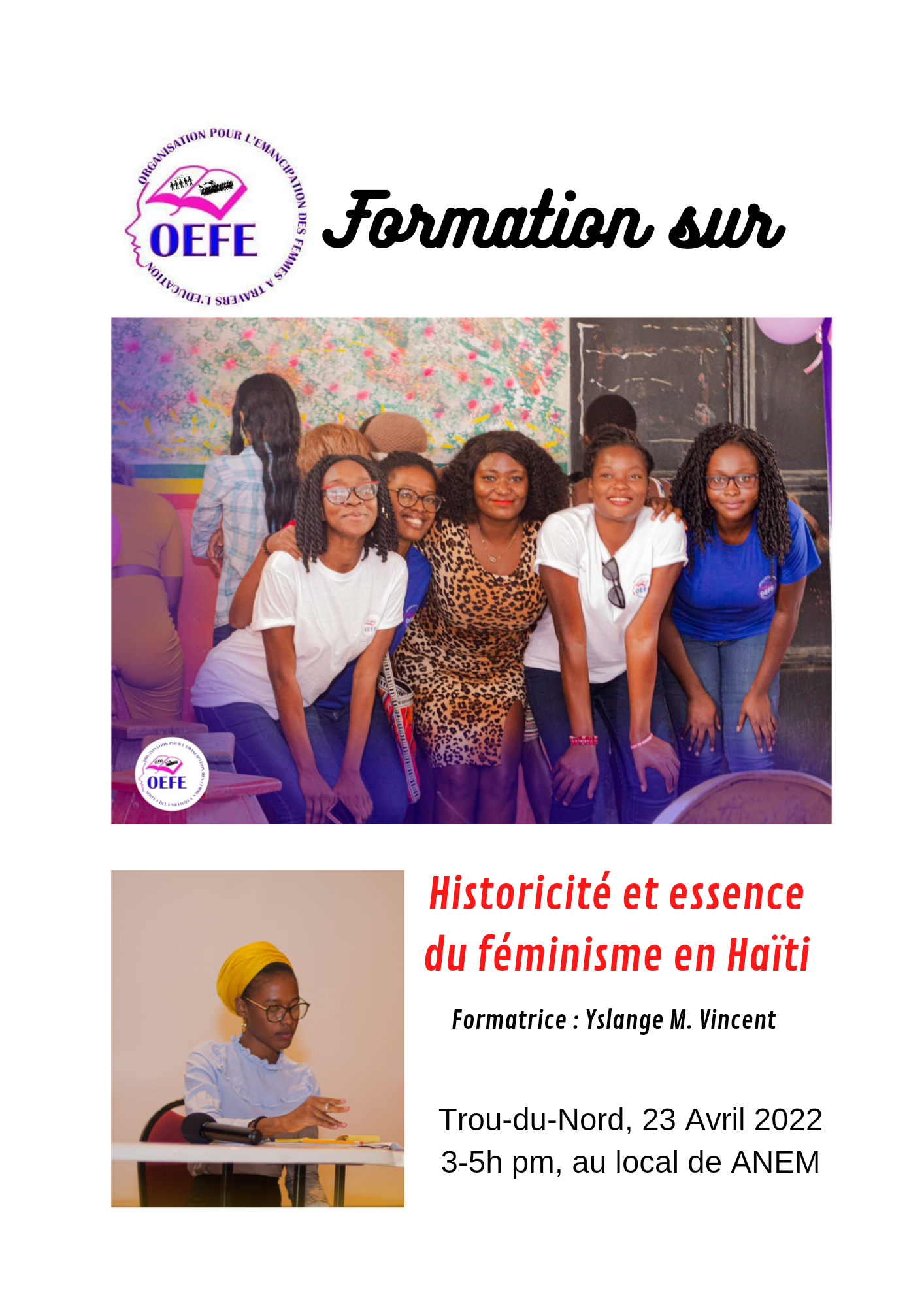 Flyer d'activites — aperçu