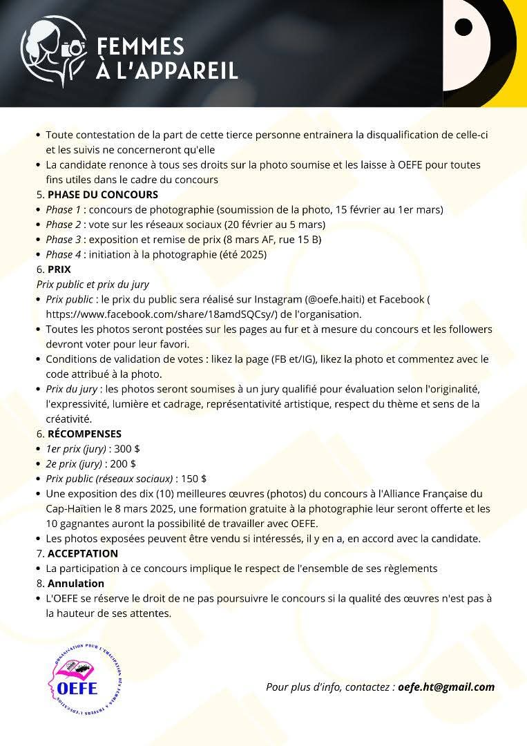Flyer d'activites — photo